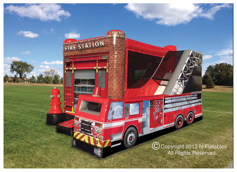 Fire Station Inflatable Rental