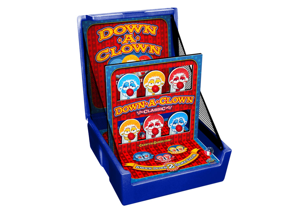 Tabletop Carnival Game  - Down A Clown
