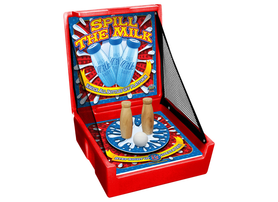 Tabletop Carnival Game  - Spill The Milk