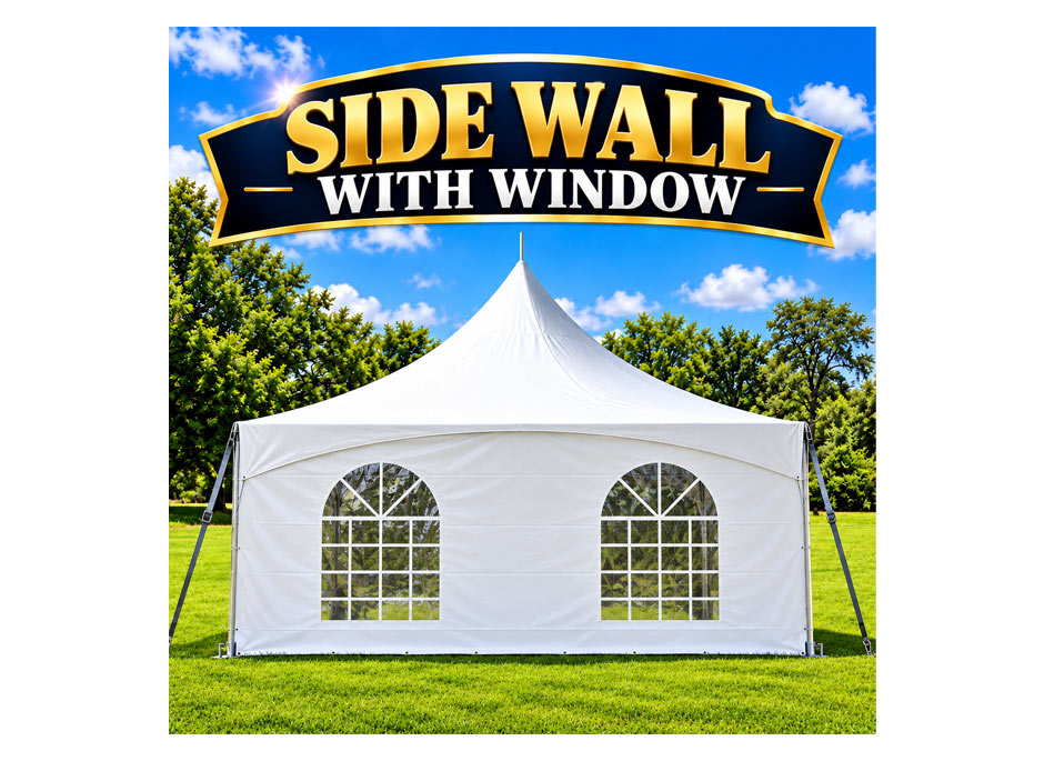 White Side Wall with Window