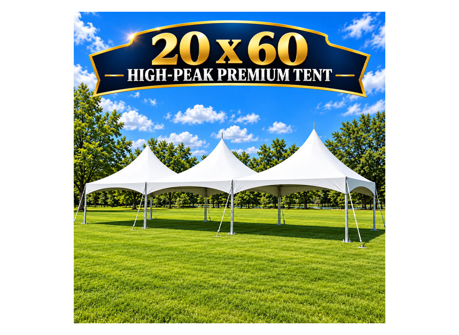 20x60 High-Peak Premium Tent