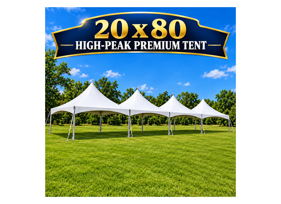 20x80 High-Peak Premium Tent