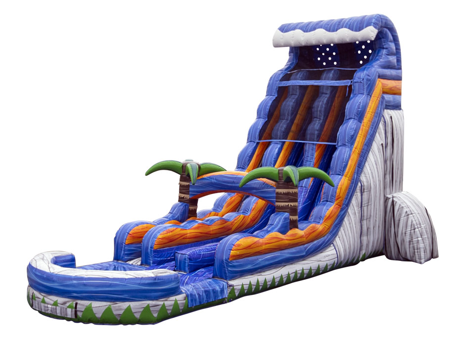 Rocky Tsunami 27ft Water Slide w/ Pool